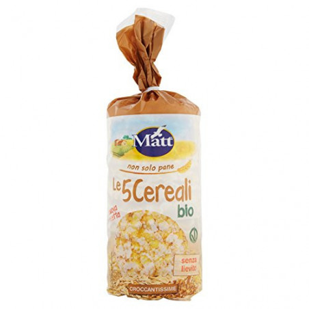 MATT LE  5 CEREALI GALLETTE BIO 120GR