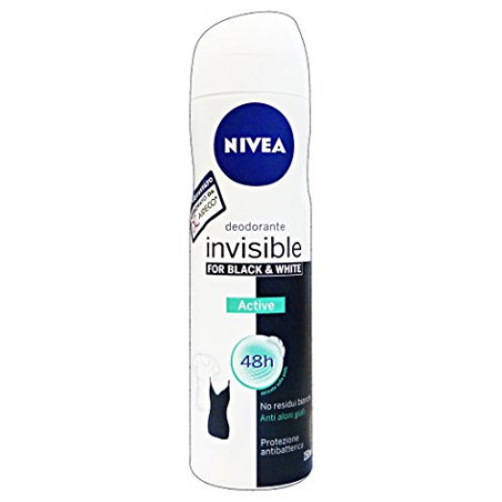 NIVEA DEO SPRAY INVISI  B&W ACT.150(E)