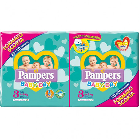 PAMPERS BD DUO MIDI X40