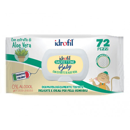 IDROFIL SALV.BABY ALOEx72