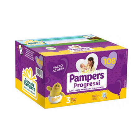 PAMPERS PROGRESSI QUADRI MIDI