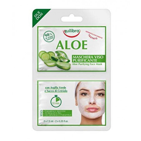 EQUILIBRA MASK VISO PURIF.ALOE M DOSE