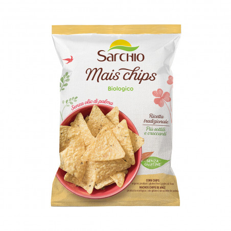 SARCHIO MAIS CHIPS S GL VEG 75GR