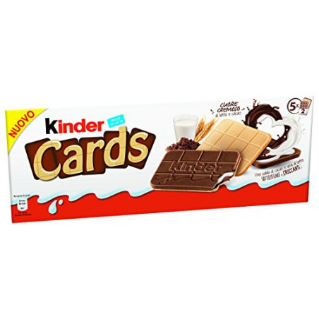 KINDER CARDS BISC.CIOCC LATTE 10