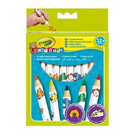 CRAYOLA MINI KIDS MAXI MATITONI x8 MK EX