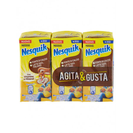 NESQUIK LATTE E CACAO 3X180ML