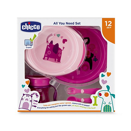 CHICCO SET PAPPA GIRL 12 M+