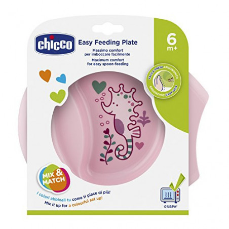 CHICCO PIATTO PRESA FACILE GIRL 6M+