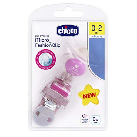 CHICCO SUCCH.MICRO SIL.+ CLIP GIRL(E)