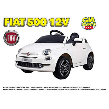 GIA QUINTO AUTO ELET.FIAT 500 R C BIANCA
