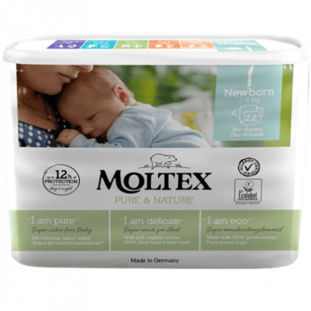 MOLTEX 1 NEWBORN P&N 2-4KG X22