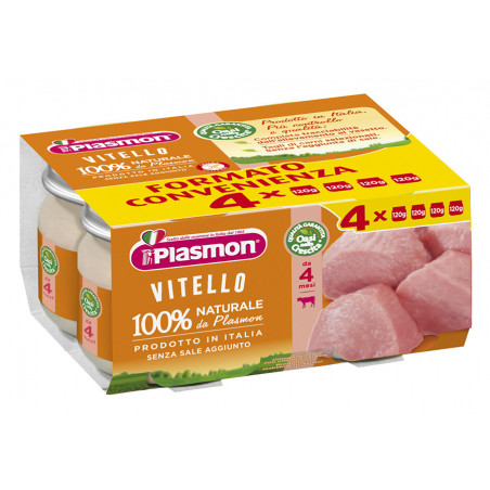 PLASMON OMO VITELLO GR.120X4