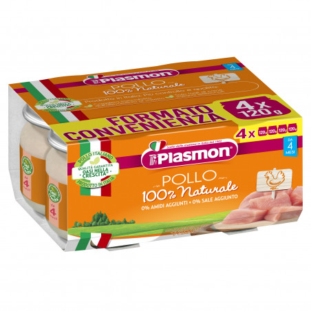 PLASMON OMO POLLO GR.120X4