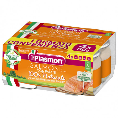 PLASMON OMO SALM PAT GR.80X4