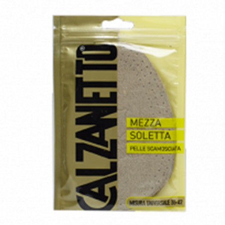 MEZZA SOLETTA IN PELLE SCAMOS