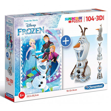 PUZZLE 104 3D MODEL FROZEN (E)