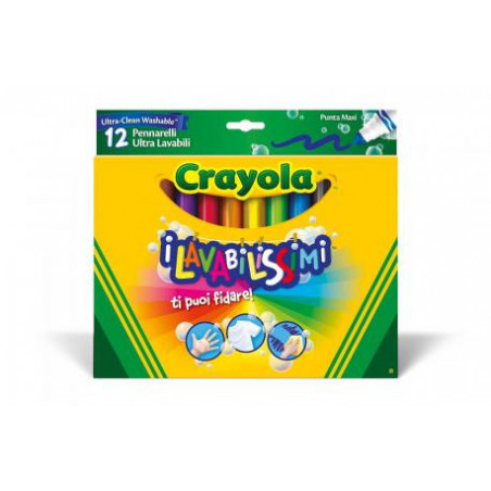 CRAYOLA 12 COLORI P.MAXI LAVABILIS.