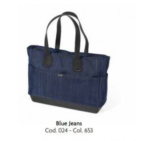 BORSA GUSCIO FASCIATOIO 653 JEANS BL