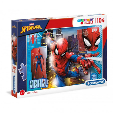 PUZZLE 104 SPIDERMAN 6+