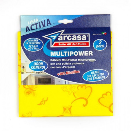 ARCASA PANNO MULT.ACTIV MICROFx2 GIALLO