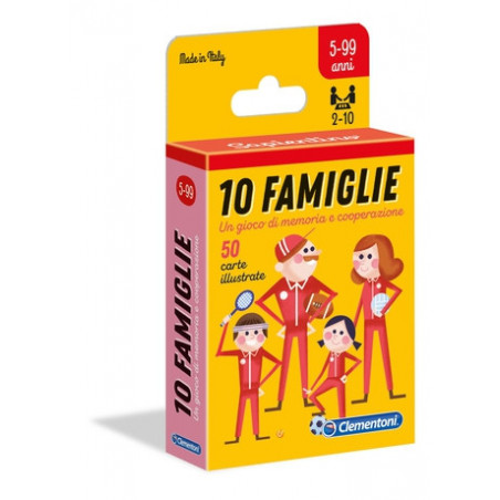 CLEMENTONI CARDS 10 FAMIGLIE