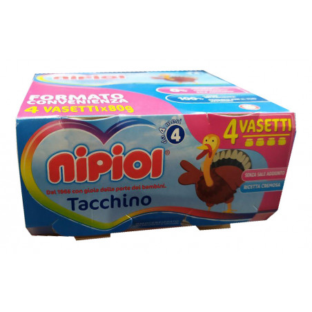 NIPIOL OMO TACCHINO GR.80X4