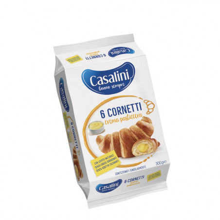 CASALINI CORNETTI CREMA PAST.300GR X6