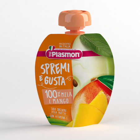 PLASMON SPREMI GUSTA 100 MELA MANGO