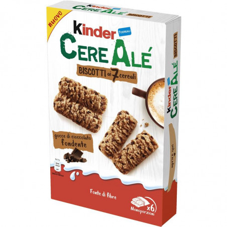 KINDER CEREALE' BISCOTTI DARK CHOC.