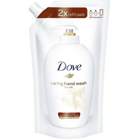 DOVE SAP LIQ RIC.SILK 500ML