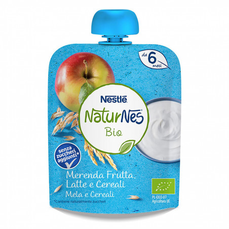 NESTLE NATURNES POUCH MELA CEREALI 90GR
