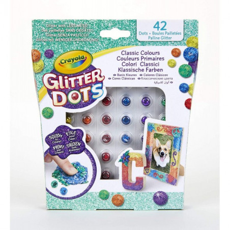 CRAYOLA GLITTER DOTS CLASSICI(E)