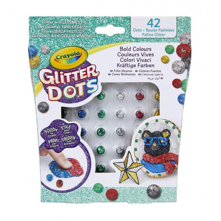 CRAYOLA GLITTER DOTS BOLD(E)