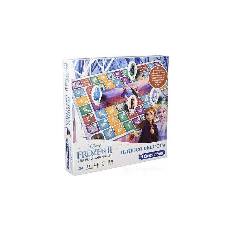 Clementoni- Frozen 2-Gioco dell'oca Disney tavola, Multicolore, 16179 :  : Giochi e giocattoli