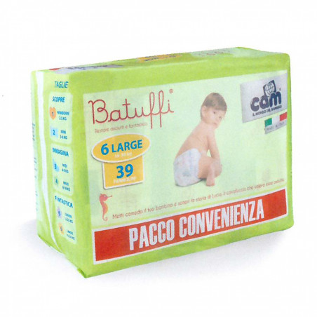 BATUFFI PANNOLINI TRIPACK MS.6 16 30KG