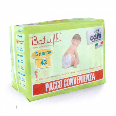 BATUFFI PANNOLINI TRIPACK MS.5 12 25KG