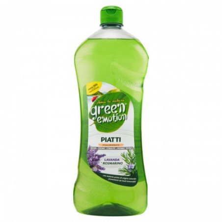 GREEN EMOT.PIATTI LIM.ECO LAV ROSM.1LT