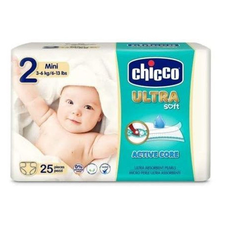 CHICCO PANN.U SOFT MINI  X25(E)