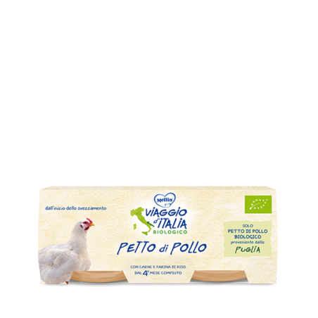 MELLIN OMO PETTO DI POLLO BIO GR.80X2(E)