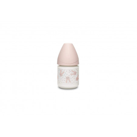 SUAVI HYGGE BIB.VETRO SIL.3P ROSA 120ML(