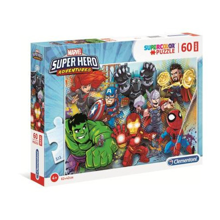 PUZZLE 60 MAXI SUPERHERO (E)