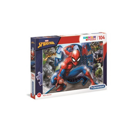 PUZZLE 104 SPIDERMAN 6+
