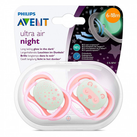 AVENT SUCCH.U.AIR NIGHT GIRL 6 18M