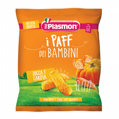 PLASMON PAFF SNACK ZUCCA CAROTA GR.15