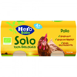 HERO OMO POLLO BIO GR.80X2