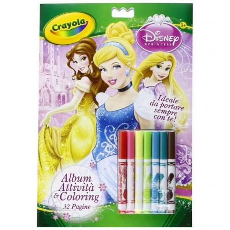 CRAYOLA ALBUM ATTIVITA-COLOR PRINCESS