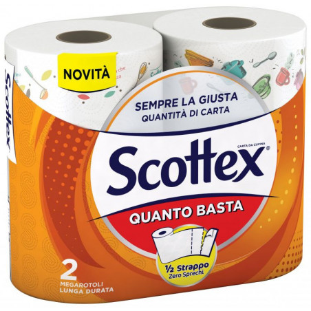 SCOTTEX CARTA CUCINA QUANTO BASTA X2