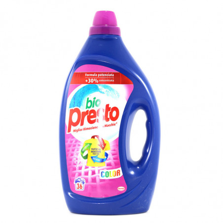 BIO PRESTO LAV.LIQ.COLOR 36LV 1800ML