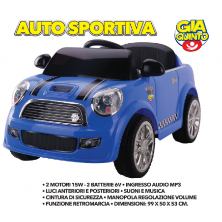 GIA QUINTO AUTO SPORTIVA BLU GVC5259