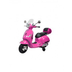 Aziamor Triciclo Vespa 2 in 1 Con Manico Direzionabile Rosa per Bambini
